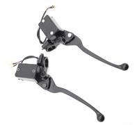 Belnotelt Bomba de freno de disco hidráulica para scooter eléctrico N1/N1S, conjunto de palanca de freno de aleación delantera y trasera con tanque de aceite grueso, sistema de frenado sensible para