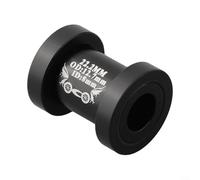 Belnotelt Buje de amortiguador de bicicleta para bicicleta de montaña, accesorios de montaje de choque trasero, piezas de repuesto de punto de giro de aleación de aluminio 7075, negro, 8 mm de