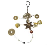 Belnotelt Campanula - Campanula Campanula Love Symbol Wind Bell en aleación de cobre, colgante de árbol al aire libre con dulce melodía