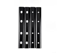 Belnotelt Clips de montaje de cesta trasera de bicicleta, fijaciones de metal para portaequipajes de bicicleta, juego de soportes para portabicicletas, accesorios de fijación de cesta resistente