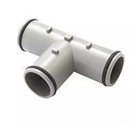 Belnotelt Conector de manguera de junta en T de 1-1/4 pulgadas para filtros de bomba de piscina 330 530 1000 Gph adaptador de plástico resistente conexión segura sin fugas fácil instalación