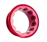 Belnotelt Cubierta de bloqueo de rueda libre, para MS M6100, M7100 M8100, 12 velocidad aleación de aluminio Hub parte del cuerpo, CNC mecanizado con rosca de 26MM (rojo)