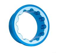Belnotelt Cubierta de bloqueo de rueda libre, para MS M6100, M7100 M8100, 12 velocidades de aleación de aluminio parte del cuerpo del eje, mecanizado CNC con rosca de 26 mm (azul)
