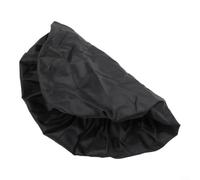 Belnotelt Cubierta de lluvia para sillín de bicicleta al aire libre, protector de asiento de bicicleta impermeable, ajuste elástico para ciclismo al aire libre, negro, plata, doble cara, reutilizable