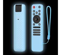 Belnotelt Funda de silicona para control remoto de voz LG MR25GA, funda antideslizante a prueba de golpes con cordón, piel protectora ligera, para TV C5 B5 2025, para serie G5 M5, negro (azul por la