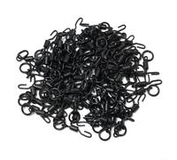 Belnotelt Giratorios giratorios de aleación de cobre para pesca de carpa, conectores Ronnie Rig negro mate con configuración de cambio rápido, equipo de aparejos de terminal antirreflejos (20 piezas)