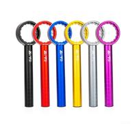 Belnotelt Herramienta de pedalier de bicicleta 4 en 1 Llave de extracción de bielas para II BB9000 BB52 MT800 BSA30 Race Face Metal Bike Maintenance Tool (negro)