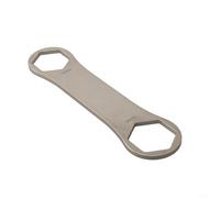 Belnotelt Herramienta de tapa superior de horquilla de bicicleta de acero inoxidable para RockShox y suspensión, llave doble para mantenimiento y mantenimiento de horquilla (30-32 mm)