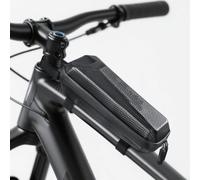 Belnotelt Impermeable EVA Hard Shell tops tubo bicicleta bolsa 1L compacto ciclismo almacenamiento con cremallera bidireccional, para carretera MTB marcos negro