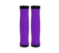 Belnotelt Kit de freno de disco hidráulico con pinza de cuatro pistones, configuración delantera izquierda y trasera derecha, incluye palancas Y5 y líneas de 1350 mm más 2200 mm (morado)