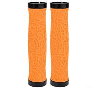Belnotelt Kit de freno de disco hidráulico con pinza de cuatro pistones, configuración delantera izquierda y trasera derecha, incluye palancas Y5 y líneas de 1350 mm más 2200 mm (naranja)