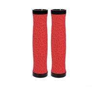 Belnotelt Kit de freno de disco hidráulico con pinza de cuatro pistones, configuración delantera izquierda y trasera derecha, incluye palancas Y5 y líneas de 1350 mm más 2200 mm (rojo)