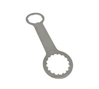 Belnotelt Llave de bicicleta eléctrica, para motor Bafang, herramienta de instalación de acero inoxidable y llave de pedalier, para conversión de kit de bicicleta eléctrica, plata, 43 x 38,6 mm