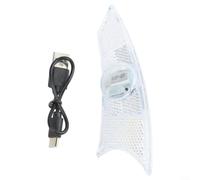 Belnotelt Luz de radio recargable, luces LED de rueda para bicicleta de montaña, conducción nocturna, detección de encendido y apagado automático, carga USB, tiempo de funcionamiento de 20 horas