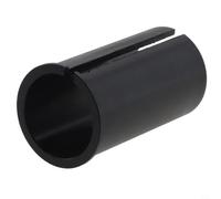 Belnotelt Manga reductora de tija de sillín de bicicleta, adaptador de tubo de asiento de aleación de aluminio para convertir marco grande a poste de diámetro más pequeño, cuello antideslizante