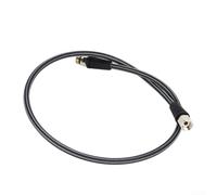 Belnotelt Manguera de alta presión para buceo, manguera reguladora de fibra de carbono con interfaz 7/16-20UNF para medidor de buceo, manguera flexible profesional para buceo profundo (80 cm)