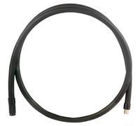 Belnotelt Manguera de extensión de bomba de bicicleta con conector de cobre de rosca 8V1, adaptador de válvula AV para inflador de neumáticos de ciclismo, manguera de bomba de aire de goma EPDM