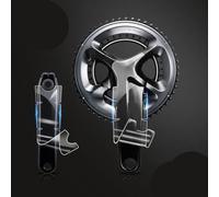 Belnotelt Pegatinas para manivela de bicicleta, anticolisión, para SRAM Red/Force/Shimano DA/UT/105/Tiagra, película TPH de calidad, 3 piezas por juego (B)