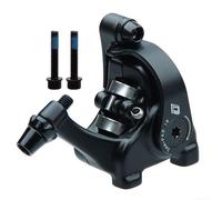 Belnotelt Pinza de freno de disco mecánica para bicicleta de montaña, frenos de cable de transmisión dual de 160 mm/140 mm, aleación de aluminio resistente al óxido kit delantero/trasero (y 140)