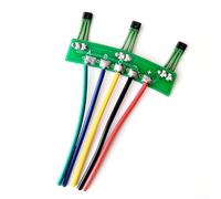 Belnotelt Placa PCB con sensor de pasillo de motor de bicicleta eléctrica con cable, para motores de cubo sin escobillas de 120 grados, compatible con elementos de pasillo 3144 y 3413, para bicicleta