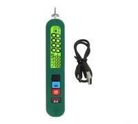 Belnotelt Pluma probadora de voltaje sin contacto inteligente S4 con pantalla LCD, detección de CA 12-300V NCV, identificación de cable vivo/neutro, retroiluminación roja/verde, linterna LED (B)