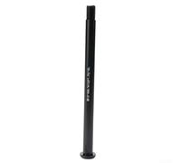 Belnotelt Reemplazo del eje pasante de la bicicleta delantero trasero 12/15mm 122-181mm longitud P1.5/P1.75 paso aleación de aluminio negro para MTB Road Bike Components