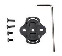 Belnotelt Soporte de base para computadora de bicicleta, pieza de reparación de asiento macho fijo compatible con computadoras de ciclismo GPS y soporte de plástico para unidad principal de bicicleta