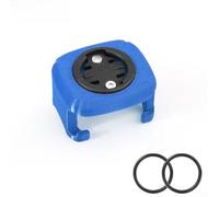 Belnotelt Soporte para cámara de luz de computadora construido en ABS para bicicleta plegable Brompton que garantiza un posicionamiento centrado en la visión clara y una fijación fiable al marco (azul