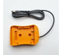 Belnotelt Suministro de 18 W con USB-A y USB-C 20 V Max DCB200 DCB203 batería, cable CC de 96 cm, construcción ABS robusta, compacto, negro (sin USB redondo)