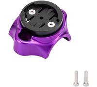 Belnotelt Tapa de vástago de bicicleta plegable para computadora, para tubo de cabeza de aluminio CNC Neo Dual Bolt CNC, diseño de ahorro de espacio para Garmin para Bryton para dispositivos Wahoo