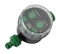Belnotelt Temporizador de riego electrónico, controlador automático de riego de jardín con pantalla digital, no necesita presión para barriles de lluvia y sistemas de gravedad, grifo de manguera