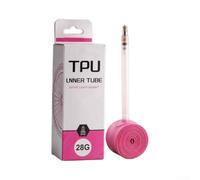 Belnotelt Tubo interior de silicona rosa para bicicleta de carretera, peso ultraligero de 28 G, diseño compacto, tamaños de 45 mm, 65 mm, 85 mm, instalación, material (85 mm)