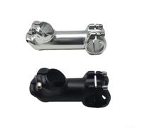 Belnotelt Vástago de bicicleta de aleación de aluminio de 31,8 mm, extensor elevador de manillar de bicicleta de montaña, adaptador de 4 pernos, vástago de manillar de bicicleta, para bicicleta de