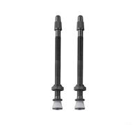 Belnotelt Vástagos de válvula sin cámara 80mm Válvulas de bicicleta de aleación de aluminio con núcleo extraíble tuerca de bloqueo de junta tórica para llantas de bicicleta de montaña de carretera