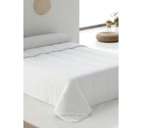 Belnou Edredon Relleno Nordico Tacto Pluma. Blanco Liso. Microfibra y Fibra Hueca. Grueso Blando Comodo Ligero. Diseño y Calidad. Seda 250 gr. 180x220 cm Cama 100/105 cm