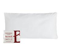 Belnou Funda de Alomohada Impermeable, Antiácaros, Transpirable, 100% Algodón Natural, con Cremallera, Lavable a 95º, Resiste +100 Lavados, Blanca, Fabricado en España (90 cm Pack 2 Uds)