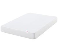 Belnou Suave Protector de Colchón, Algodón, Blanco, Matrimonial, Cama 135 (135 x 190 cm)