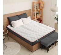 beloBed Colchon 135x200 cm Altura 18 cm. con Viscolastica Alto Confort. Reversible Doble Cara. Firmeza Media. Multicapa Transpirable. Nucleo de Espuma HR ComfortFusion