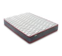 beloBed Colchon 135x200 cm Altura 18 cm. con Viscolastica Alto Confort. Reversible Doble Cara. Firmeza Media. Multicapa Transpirable. Nucleo de Espuma HR ComfortFusion