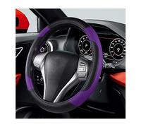 BELOMI Funda de Cuero para Volante de automóvil, Universal, 15 Pulgadas, para automóvil, camión, SUV, Antideslizante y Transpirable, diseño de Estilo Deportivo, Protector de Volante sin Olor