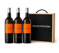 Belondrade y Lurton Verdejo D.O. Rueda - Pack 3 Botellas 75 on Caja de Madera Regalo | Vino Blanco Premium de Castilla y León | Edición Gourmet para Regalar y Compartir -MYSECRETWINE-
