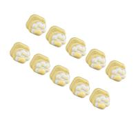 BELOWSYALER 10 organizadores de cables de escritorio con diseño de patas de gatos, clips de ABS para sujetar cables seguros y espacios de trabajo ordenados, adorables pinzas para cables de gatos