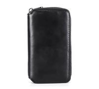 BELOWSYALER 2 bolsas de cuero genuino para reloj, dos ranuras, para relojes, accesorios de joyería, cajas de almacenamiento a prueba de golpes, funda de transporte de relojes