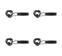 BELOWSYALER 4 silbatos de señalización de 120 dB con correa ajustable para el cuello, impermeables, para kayak, pesca, fuerte, para natación, barco, emergencias