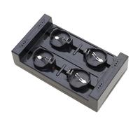 BELOWSYALER Adaptador de carga para baterías de botón ML2032 ML2025 con 4 ranuras y adaptador de carga de celda de botón resistente al calor