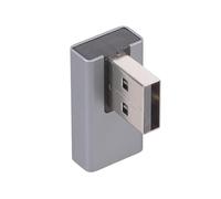 BELOWSYALER Adaptador de expansión USB 3.0 macho a hembra de 90 grados en ángulo recto hacia arriba hacia abajo para ordenador portátil, conector de extensión USB