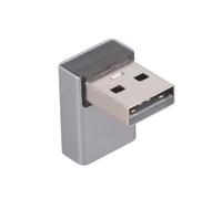 BELOWSYALER Adaptador de expansión USB 3.0 macho a hembra de 90 grados en ángulo recto hacia arriba hacia abajo para ordenador portátil, conector de extensión USB