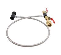 BELOWSYALER Adaptador de repuesto de cilindro de CO2 de acero inoxidable de 36 pulgadas, conector de estación de CO2 para llenado de cilindros