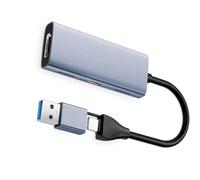 BELOWSYALER Adaptador de transmisión de video USB C con transmisión sin latencia para producción de contenido dinámico, enchufes y grabadoras de video