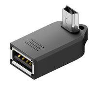 BELOWSYALER Adaptador USB macho a USB hembra en miniatura de alta velocidad para una transferencia de datos sin problemas sobre la marcha, enlace de transmisión de datos de 480 Mbps